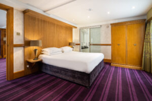 Photography of a bedroom from a leading London hotel and resort