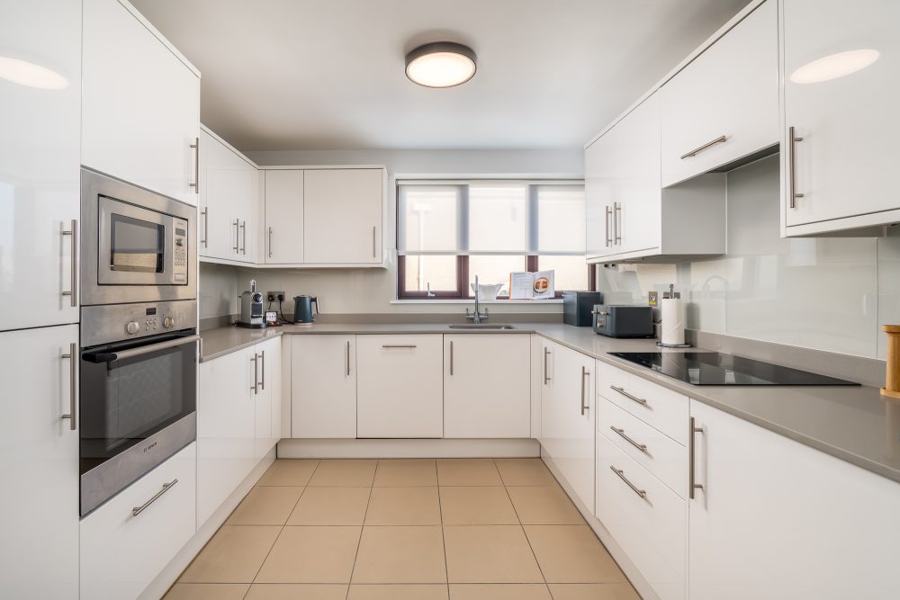 Kitchen in luxury serviced accommodation