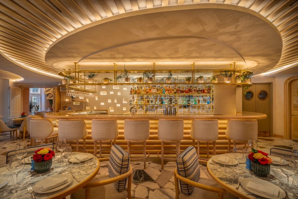 Bar in Nammos Mayfair