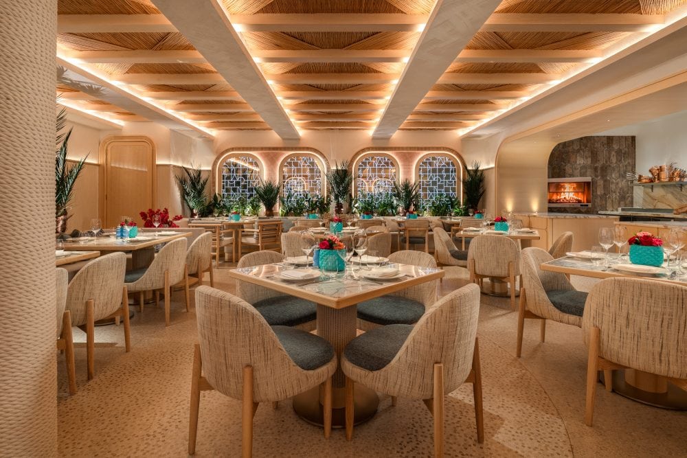 Nammos London dining area landscape images